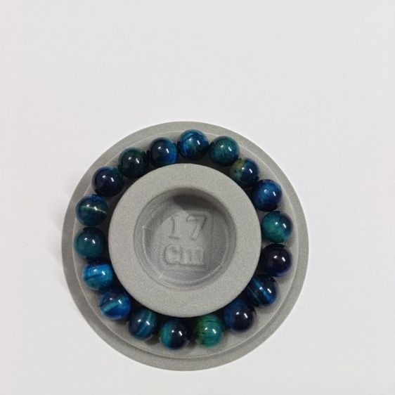 สร้อยข้อมือ Blue Tiger’s Eye (ฮอว์กอาย) – หินตาเสือฟ้าของแท้ รูปที่ 3