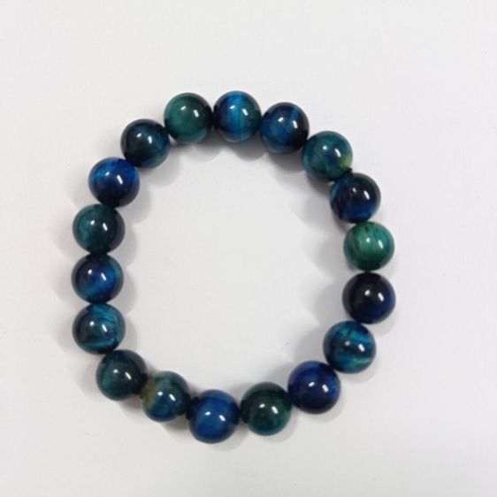 สร้อยข้อมือ Blue Tiger’s Eye (ฮอว์กอาย) – หินตาเสือฟ้าของแท้ รูปที่ 6