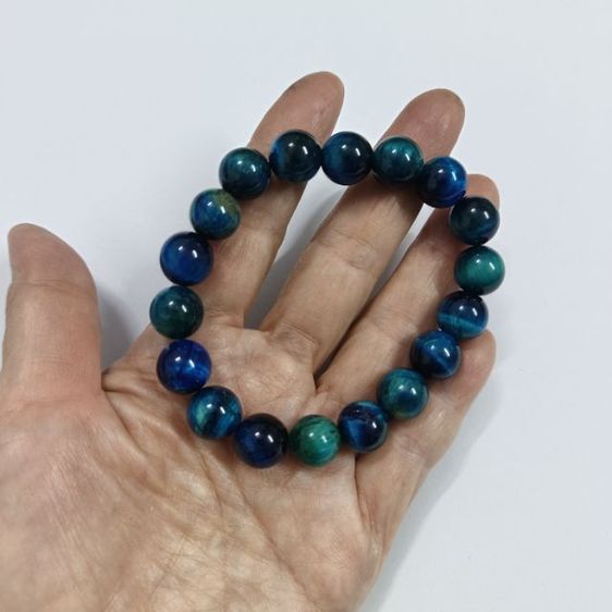 สร้อยข้อมือ Blue Tiger’s Eye (ฮอว์กอาย) – หินตาเสือฟ้าของแท้ รูปที่ 5