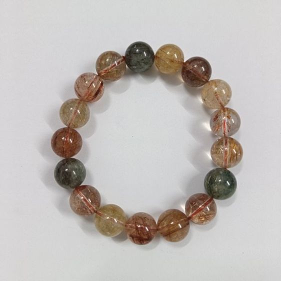 สร้อยข้อมือหินไหม 5 สี ของแท้ หินธรรมชาติ รูปที่ 9