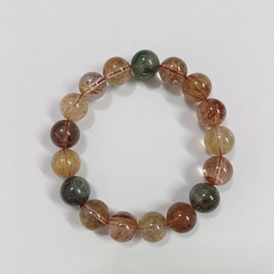 สร้อยข้อมือหินไหม 5 สี ของแท้ หินธรรมชาติ รูปที่ 6