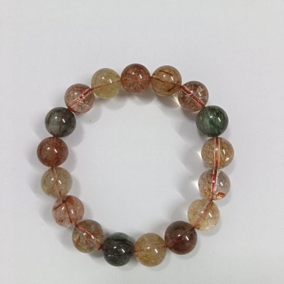 สร้อยข้อมือหินไหม 5 สี ของแท้ หินธรรมชาติ รูปที่ 7