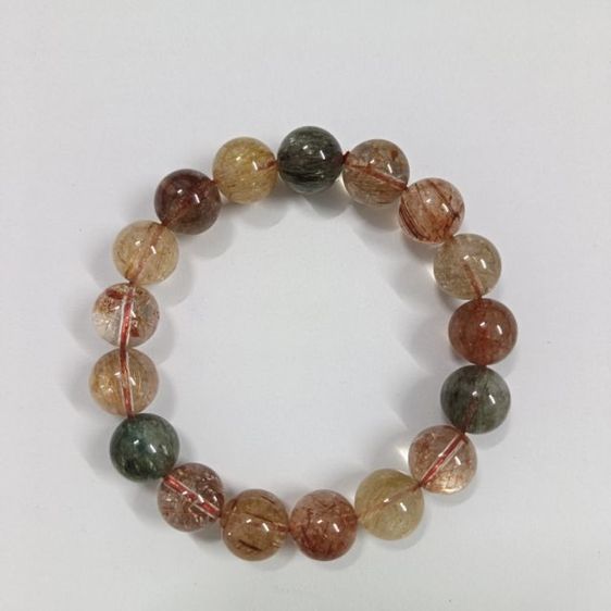 สร้อยข้อมือหินไหม 5 สี ของแท้ หินธรรมชาติ รูปที่ 3