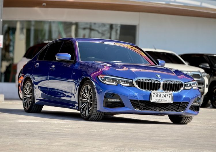 BMW Series 3 2020 320d Sedan ดีเซล ไม่ติดแก๊ส เกียร์อัตโนมัติ น้ำเงิน รูปที่ 4