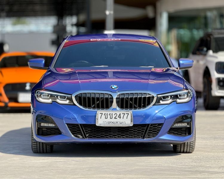 BMW Series 3 2020 320d Sedan ดีเซล ไม่ติดแก๊ส เกียร์อัตโนมัติ น้ำเงิน รูปที่ 3