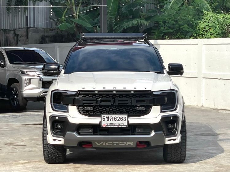 Ford Everest 2024 2.0 Turbo Sport Utility-car ดีเซล ไม่ติดแก๊ส เกียร์อัตโนมัติ ขาว รูปที่ 2