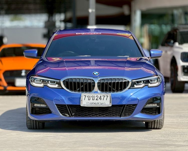BMW Series 3 2020 320d Sedan ดีเซล ไม่ติดแก๊ส เกียร์อัตโนมัติ น้ำเงิน รูปที่ 2