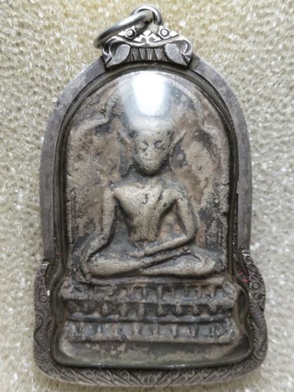 พระยอดขุนพลพะเยาเลี่ยมเงินแท้ยกซุ้มครับ รูปที่ 12