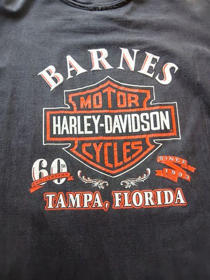 เสื้อยืด Vintage Harley-Davidson 1993
"DAYTONA BIKEWEEK" Single Stitch  รูปที่ 5