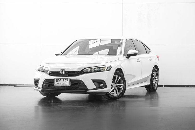 Honda Civic 2021 1.5 EL Sedan เบนซิน ไม่ติดแก๊ส เกียร์อัตโนมัติ ขาว รูปที่ 2