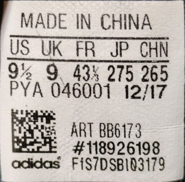 Adidas Ultra Boost 43.5 27.5 แท้ มือสอง รูปที่ 5