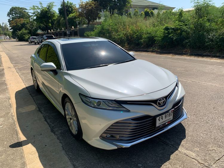 Toyota Camry 2020 2.5 G Sedan เบนซิน ไม่ติดแก๊ส เกียร์อัตโนมัติ ขาว รูปที่ 3