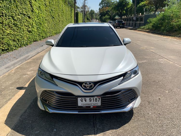 Toyota Camry 2020 2.5 G Sedan เบนซิน ไม่ติดแก๊ส เกียร์อัตโนมัติ ขาว รูปที่ 2