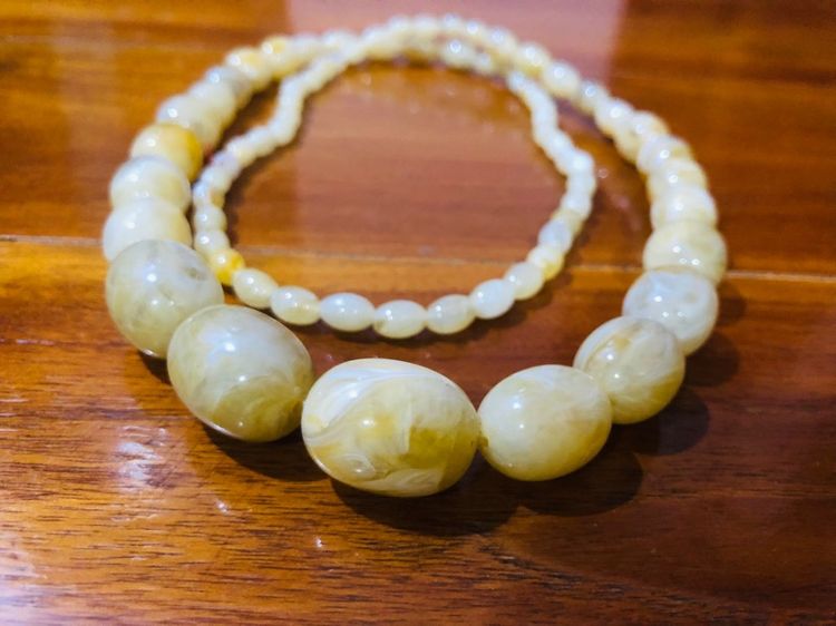 สร้อยอัมพัน(แอมเบอร์)แท้ ได้มาจากที่ประเทศอังกฤษ รูปที่ 6