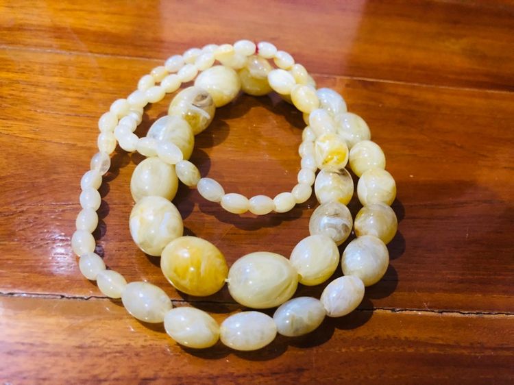 สร้อยอัมพัน(แอมเบอร์)แท้ ได้มาจากที่ประเทศอังกฤษ รูปที่ 2