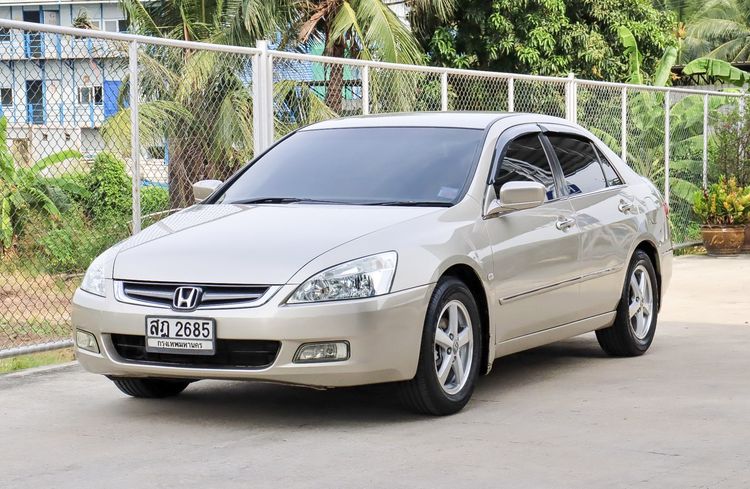 Honda Accord 2005 2.4 E Sedan เบนซิน ไม่ติดแก๊ส เกียร์อัตโนมัติ บรอนซ์ทอง รูปที่ 2