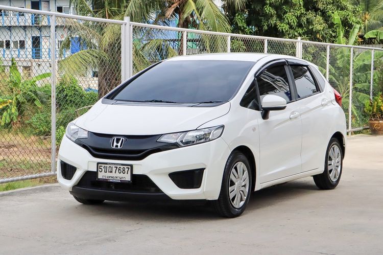 Honda Jazz 2014 1.5 S Sedan เบนซิน ไม่ติดแก๊ส เกียร์อัตโนมัติ ขาว รูปที่ 2