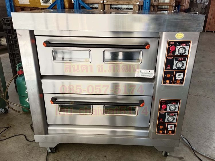 เตาอบขนมแก๊สควบคุมด้วยไฟฟ้า4ถาดใหญ่ รูปที่ 5