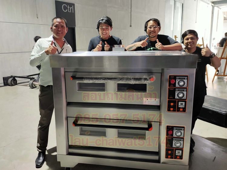 เตาอบขนมแก๊สควบคุมด้วยไฟฟ้า4ถาดใหญ่ รูปที่ 3
