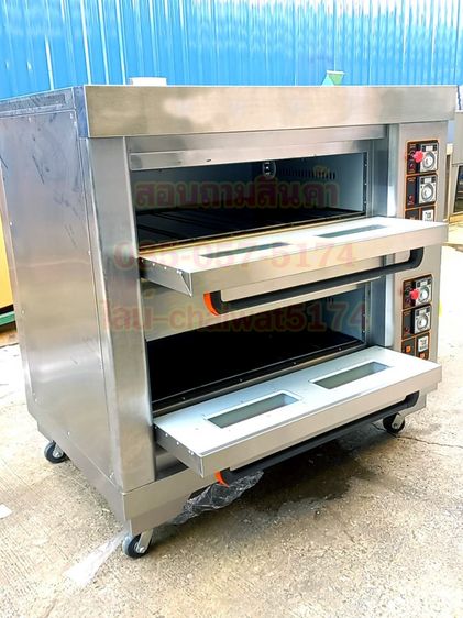 เตาอบขนมแก๊สควบคุมด้วยไฟฟ้า4ถาดใหญ่ รูปที่ 4