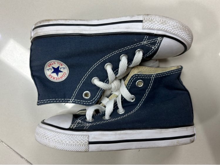 น้ำเงิน รองเท้าเด็ก มือสอง ของแท้ ใช้เอง รองเท้าConverse รองเท้าConverseแท้ ของเด็ก