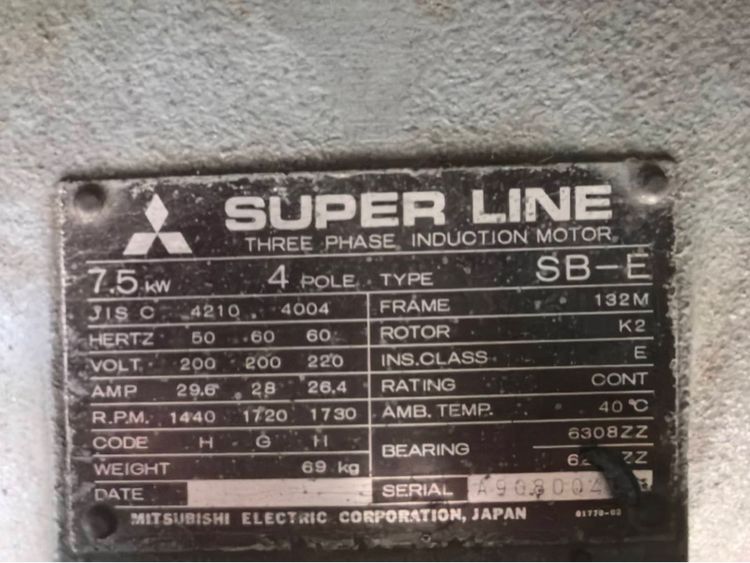 ปั๊มลมญี่ปุ่น iwata พร้อมใช้งาน รูปที่ 3