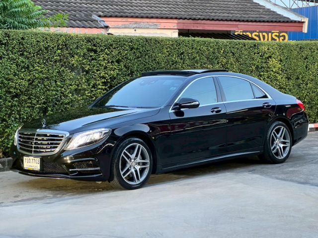 Mercedes-Benz S-Class 2017 S300 Sedan ไฮบริด ไม่ติดแก๊ส เกียร์อัตโนมัติ ดำ รูปที่ 2