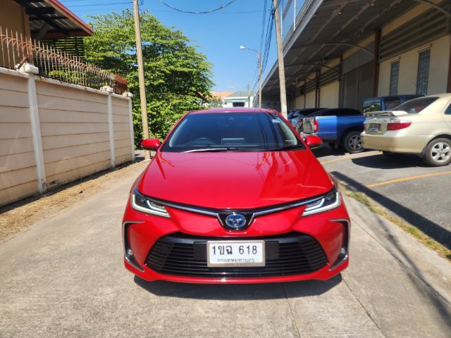 Toyota Altis 2020 1.8 Hybrid High Sedan ไฮบริด ไม่ติดแก๊ส เกียร์อัตโนมัติ แดง รูปที่ 2