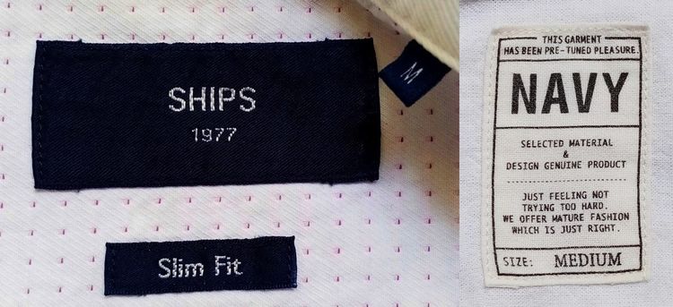 SHIPS + NAVY แท้ รูปที่ 10