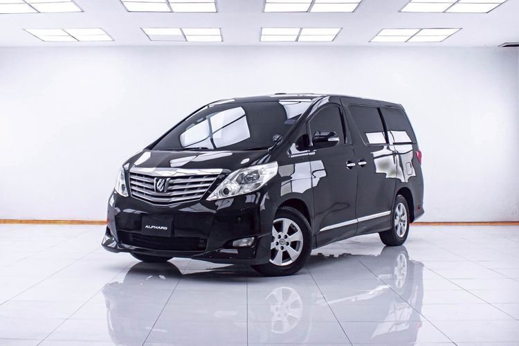 รถ Toyota Alphard 2.4 V สี ดำ