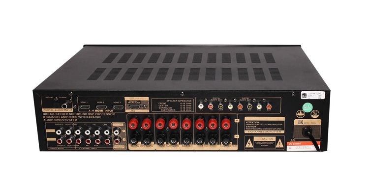 DiGiTAL AMPLiFiER DSP 7.1CH เครื่องขยายเสียง ดิจิตอลแอมพลิฟายเออร์ ยี่ห้อ KAOSHi รุ่น AV-777 SPR รูปที่ 2