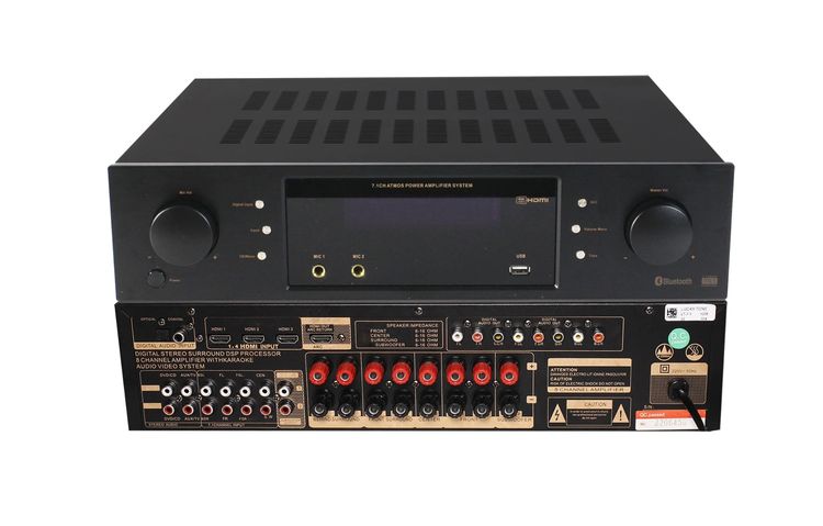 DiGiTAL AMPLiFiER DSP 7.1CH เครื่องขยายเสียง ดิจิตอลแอมพลิฟายเออร์ ยี่ห้อ KAOSHi รุ่น AV-777 SPR