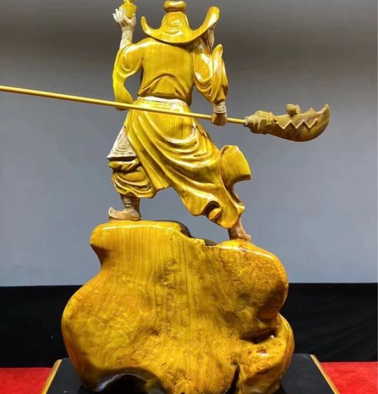 ✨เทพเจ้ากวนอูปางปราบมารไม้หอมการบูร  รูปที่ 5