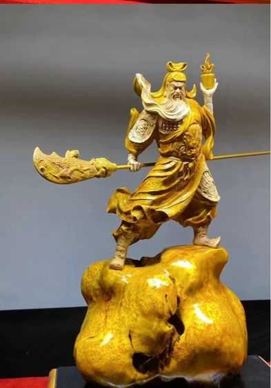 ✨เทพเจ้ากวนอูปางปราบมารไม้หอมการบูร 