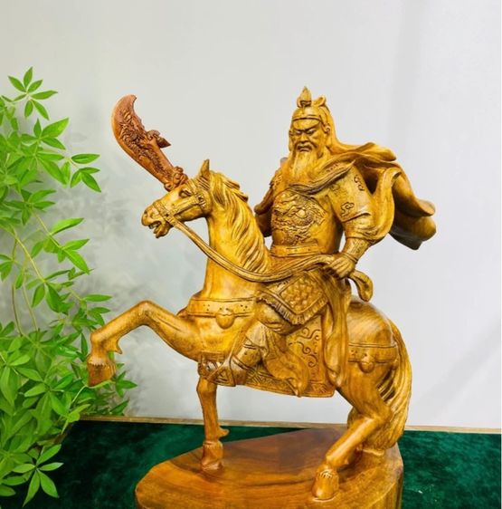 ✨เทพเจ้ากวนอูปางปราบมารไม้หอมการบูร ขี้ม้า รูปที่ 2