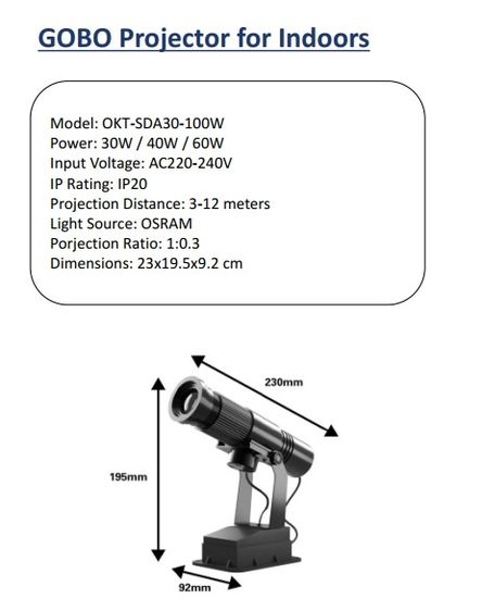 gobo projector รูปที่ 3