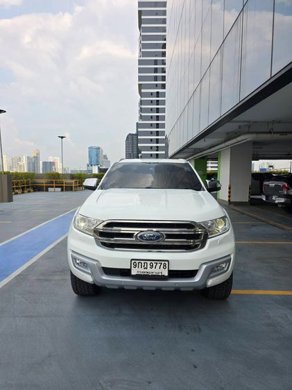 Ford Everest 2016 3.2 Titanium Plus 4WD Utility-car ดีเซล ไม่ติดแก๊ส เกียร์อัตโนมัติ ขาว รูปที่ 3