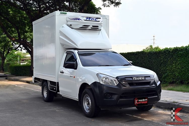 Isuzu D-MAX 2019 1.9 B Pickup ดีเซล ไม่ติดแก๊ส เกียร์ธรรมดา ขาว