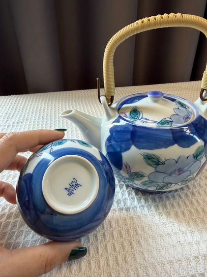 กาน้ำชาญี่ปุ่น อะริตะ-ยากิ (Arita ware) รูปที่ 2