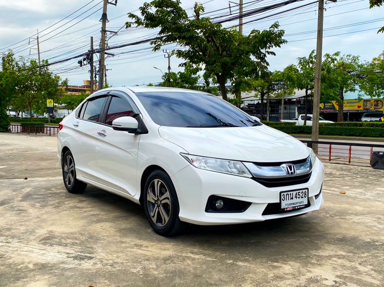 Honda City 2014 1.5 Sv i-VTEC Sedan เบนซิน ไม่ติดแก๊ส เกียร์อัตโนมัติ ขาว รูปที่ 3