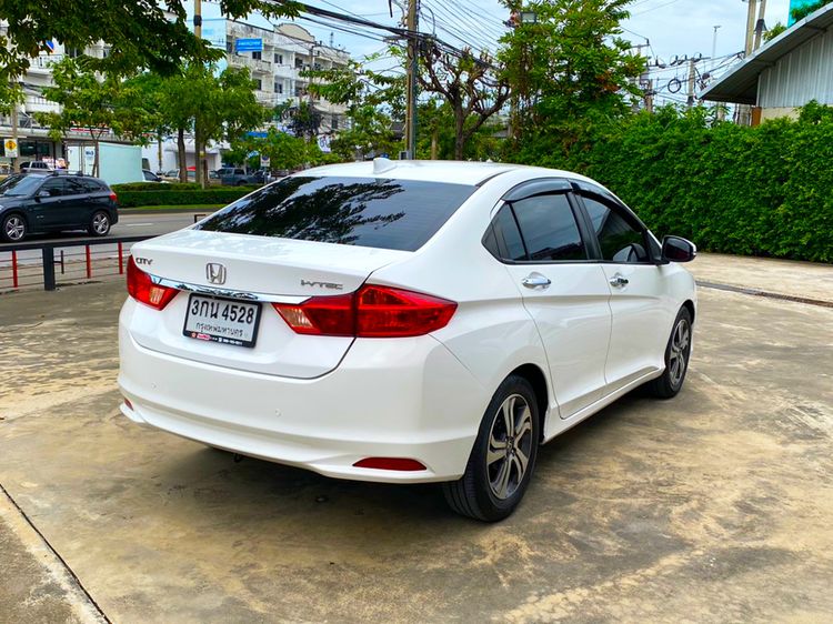 Honda City 2014 1.5 Sv i-VTEC Sedan เบนซิน ไม่ติดแก๊ส เกียร์อัตโนมัติ ขาว รูปที่ 4