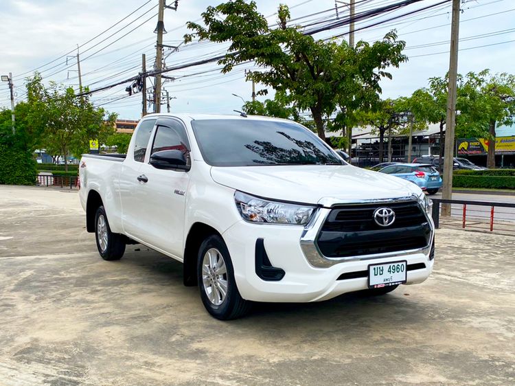 Toyota Hilux Revo 2022 2.4 Entry Pickup ดีเซล ไม่ติดแก๊ส เกียร์ธรรมดา ขาว รูปที่ 3