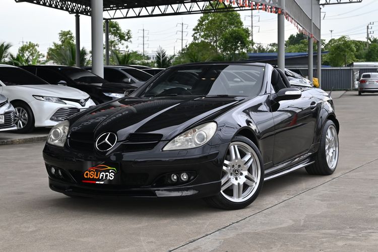 Mercedes-Benz SLK-Class 2005 SLK200 Kompressor Sedan เบนซิน ไม่ติดแก๊ส เกียร์อัตโนมัติ ดำ รูปที่ 3