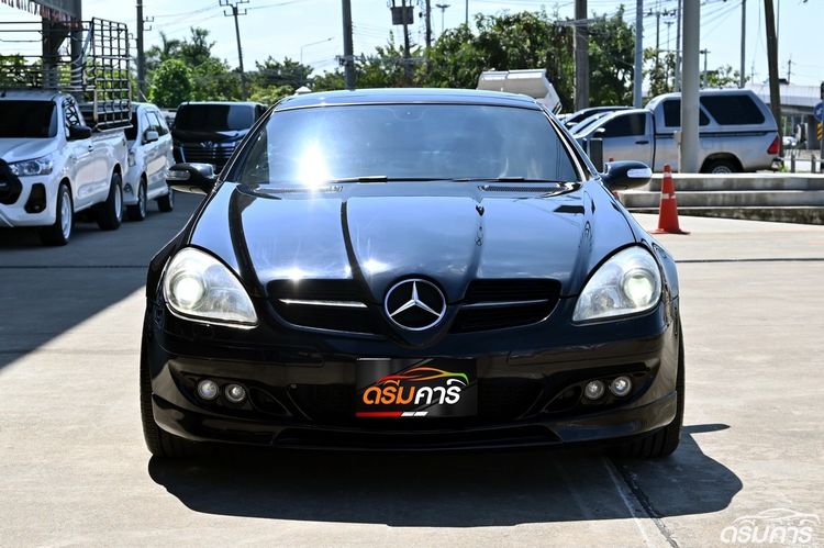 Mercedes-Benz SLK-Class 2005 SLK200 Kompressor Sedan เบนซิน ไม่ติดแก๊ส เกียร์อัตโนมัติ ดำ รูปที่ 2