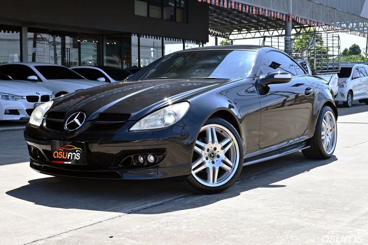 รถ Mercedes-Benz SLK-Class SLK200 Kompressor สี ดำ