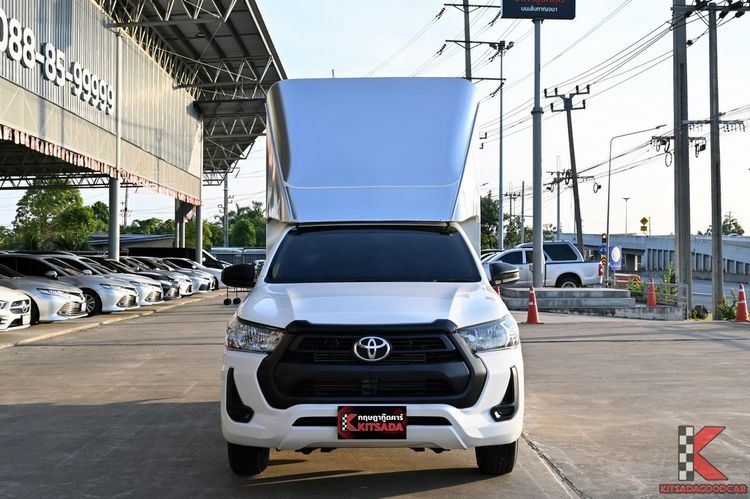 Toyota Hilux Revo 2023 2.4 Entry Pickup ดีเซล ไม่ติดแก๊ส เกียร์ธรรมดา ขาว รูปที่ 2