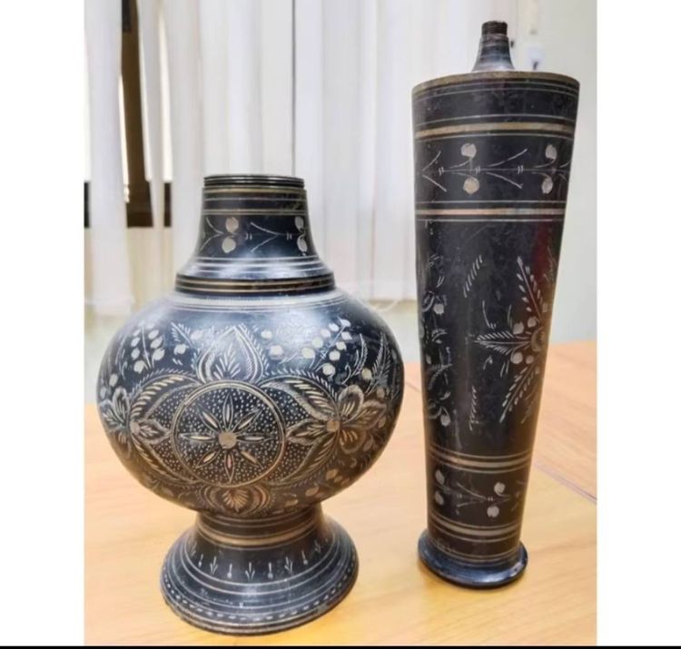 โถใส่เครื่องหอมสวยงามแกะสลักสวยงามน่าเก็บไว้โชว์