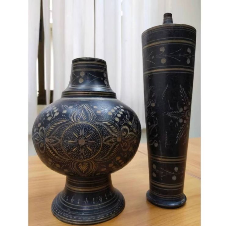 โถใส่เครื่องหอมสวยงามแกะสลักสวยงามน่าเก็บไว้โชว์ รูปที่ 2