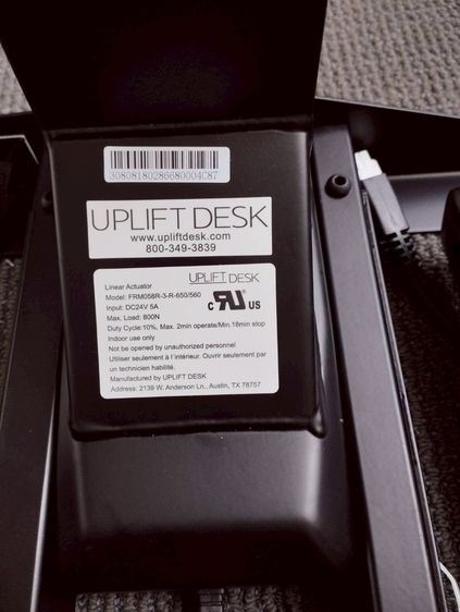 โต๊ะทำงาน ปรับยืน Uplift Desk เข้ามุมแอล ขาเหล็กสีดำ พร้อมรางปลั๊กไฟ กว้าง 150 cm รูปที่ 12