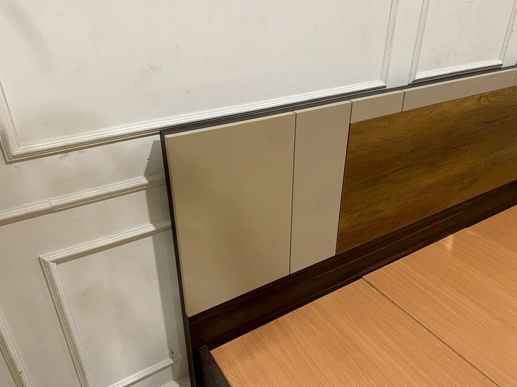 เตียงไม้ 6 ฟุต ขาเหล็ก ยี่ห้อ SB Furniture  รูปที่ 5